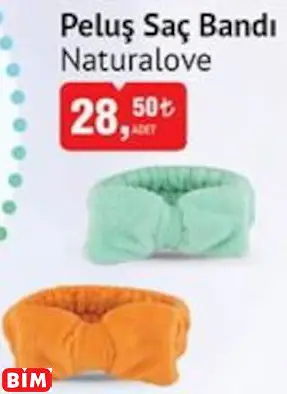 NATURALOVE PELUŞ SAÇ BANDI